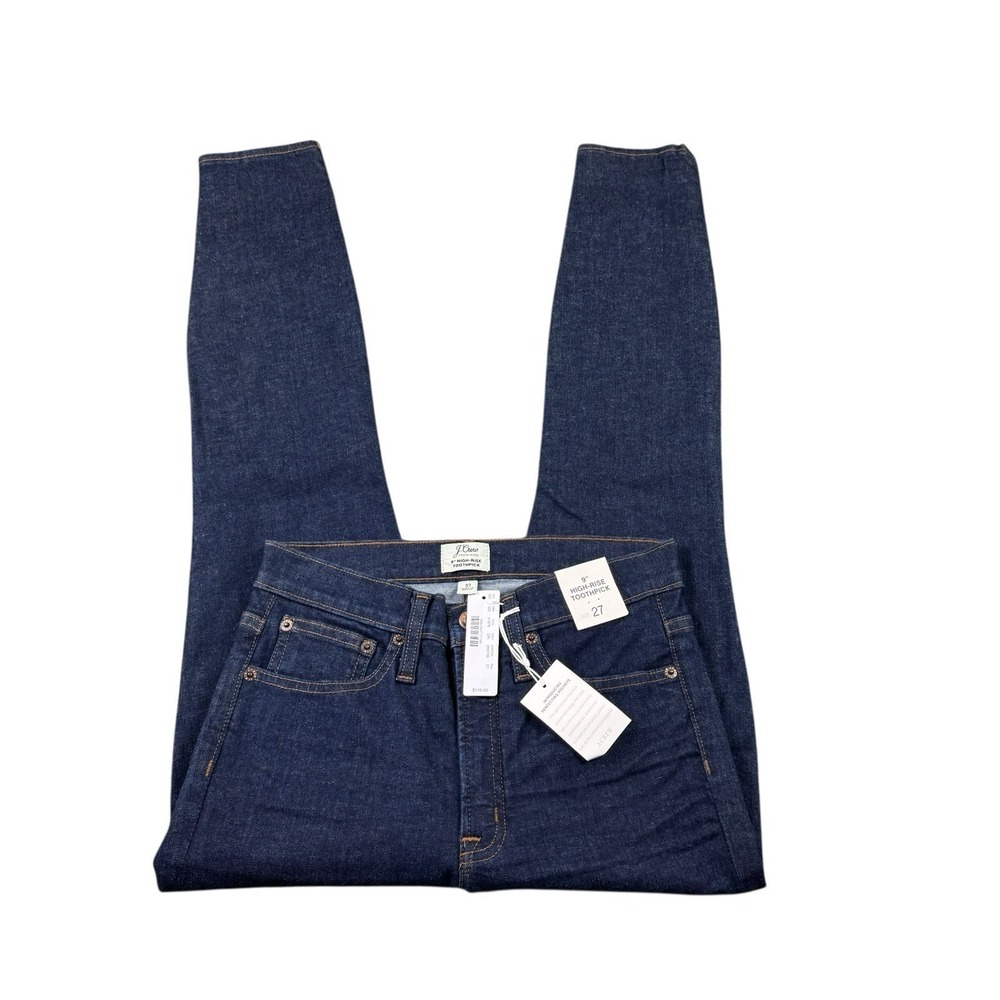 J,Crew 9" High Rise Toothpick Womens Jeans Size 27‎ NWT